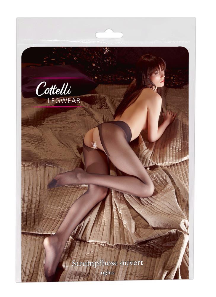 42-25100301601.jpg Crotchless Tights black 1 - obrazek 1