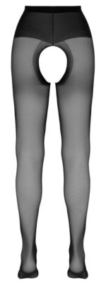 Crotchless Tights black 1 - obrazek 6