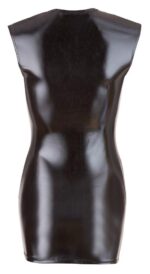 Wet Look Dress with Zip S - obrazek 13