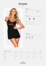 Koszulka stringi komplet obsessive sharlotte s/m - obrazek 7