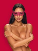 Maska koronkowa erotyczna bdsm sex obsessive a701 - obrazek 2