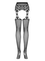 Garter stockings pończochy obsessive s816 xl/xxl - obrazek 4