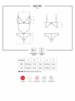 Erotyczne koronkowe sex body obsessive l/xl - obrazek 3