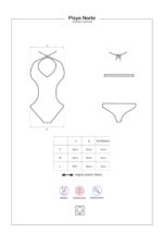 Kolorowy sexy kostium strój kąpielowy obsessive m - obrazek 7