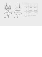 Erotyczne body otwarty krok rozcięte bisquitta s/m - obrazek 3