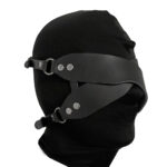 Maska na oczy ze skóry naturalnej. Gadżet erotyczny dla dorosłych. - obrazek 4