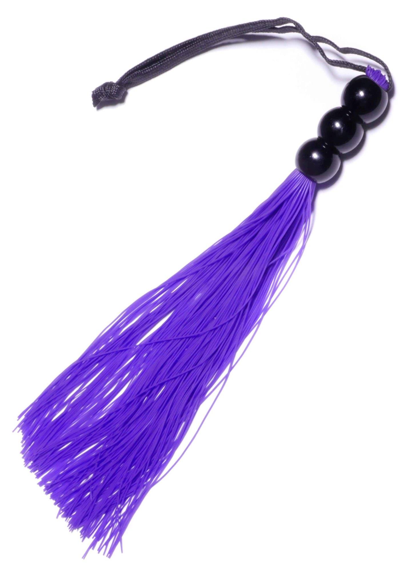 61-00039.jpg Bicz pejcz do chłosty silikonowy bdsm bondage 26cm - obrazek 1