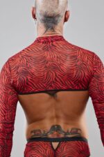 Krótki top, z długimi rękawami - XXL - obrazek 2