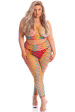 ROY G. BIV 2PC BODYSTOCKING PLUS SIZE - obrazek 2