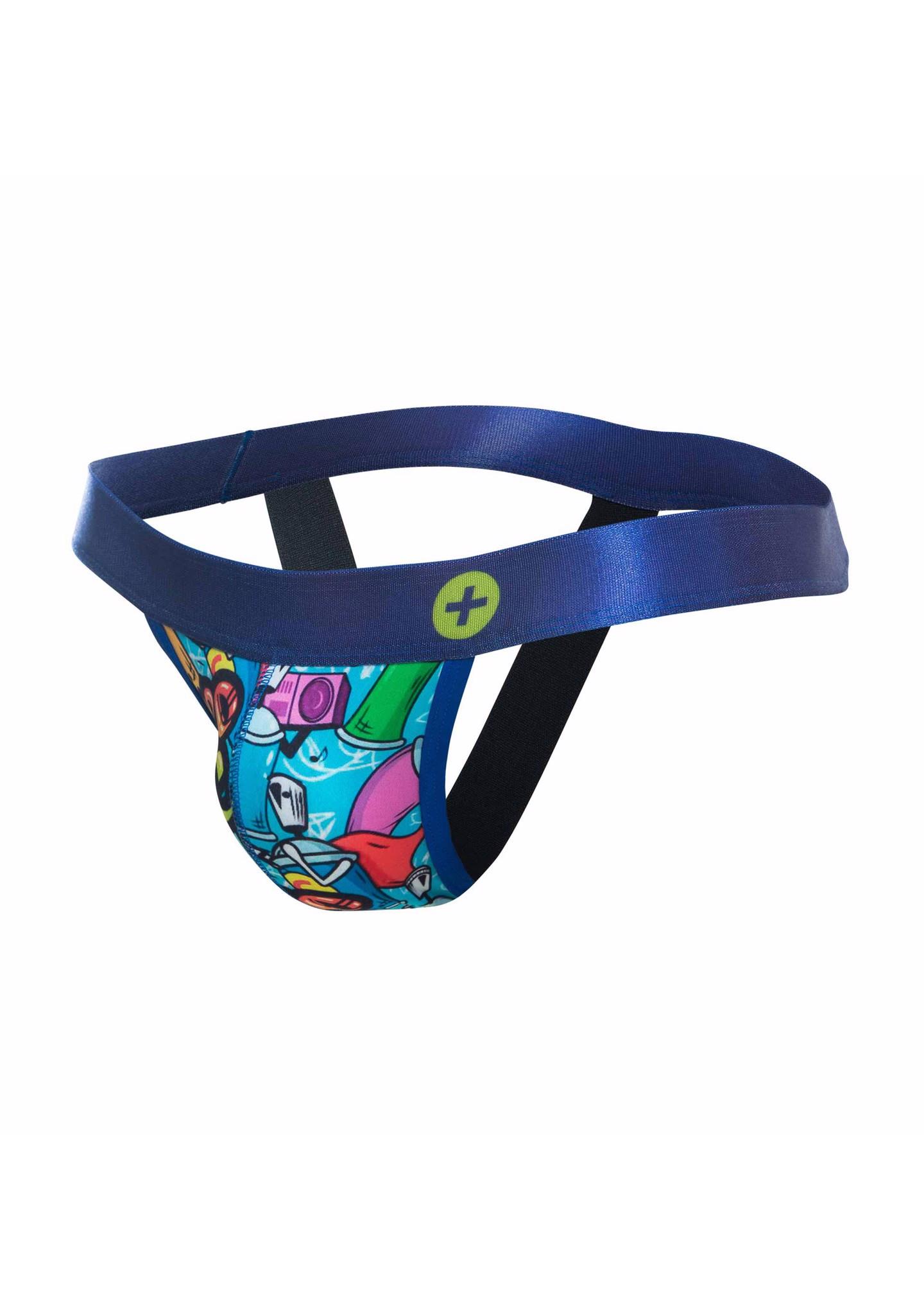 81202_MULTICOLOR_01.jpg MaleBasics Hipster Jockstrap - obrazek 1