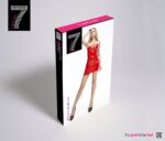 Sukienka D216 RED XL - obrazek 3