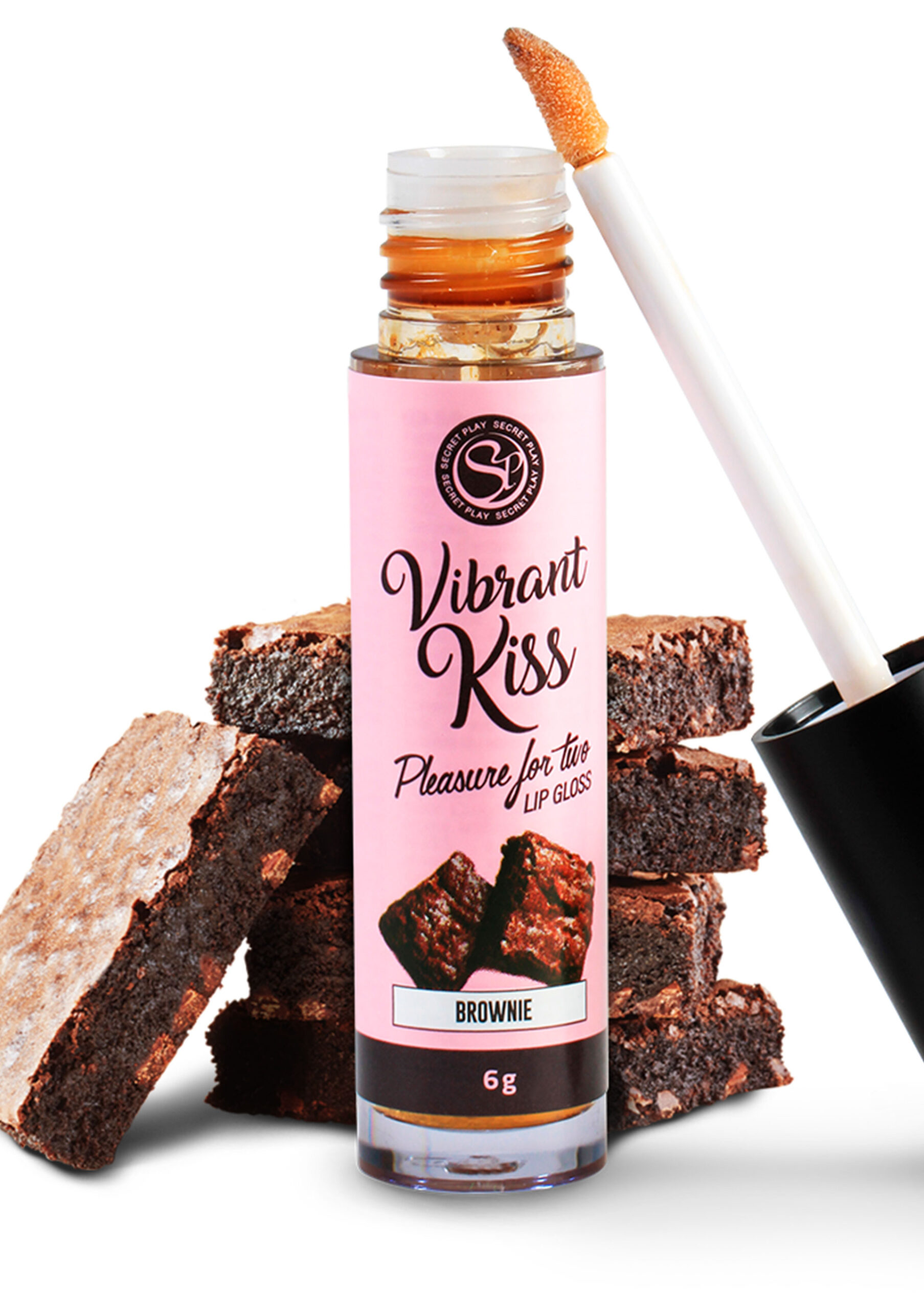 92321_578_01.jpg Lip Gloss Vibrant Kiss- BROWNIE - obrazek 1