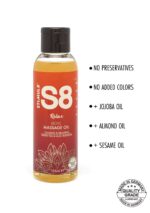 S8 Massage Oil 125ml Green Tea & Lilac Blossom - obrazek 2