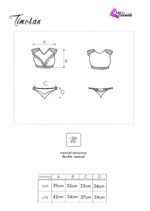 Erotyczny zestaw top stringi Corsetti Timosan S/M - obrazek 8