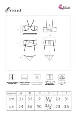 Erotyczny komplet Corsetti Pereas Licorin L/XL - obrazek 10