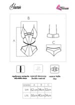 Seksowne body odkryte biodra Corsetti Hawain L/XL - obrazek 6