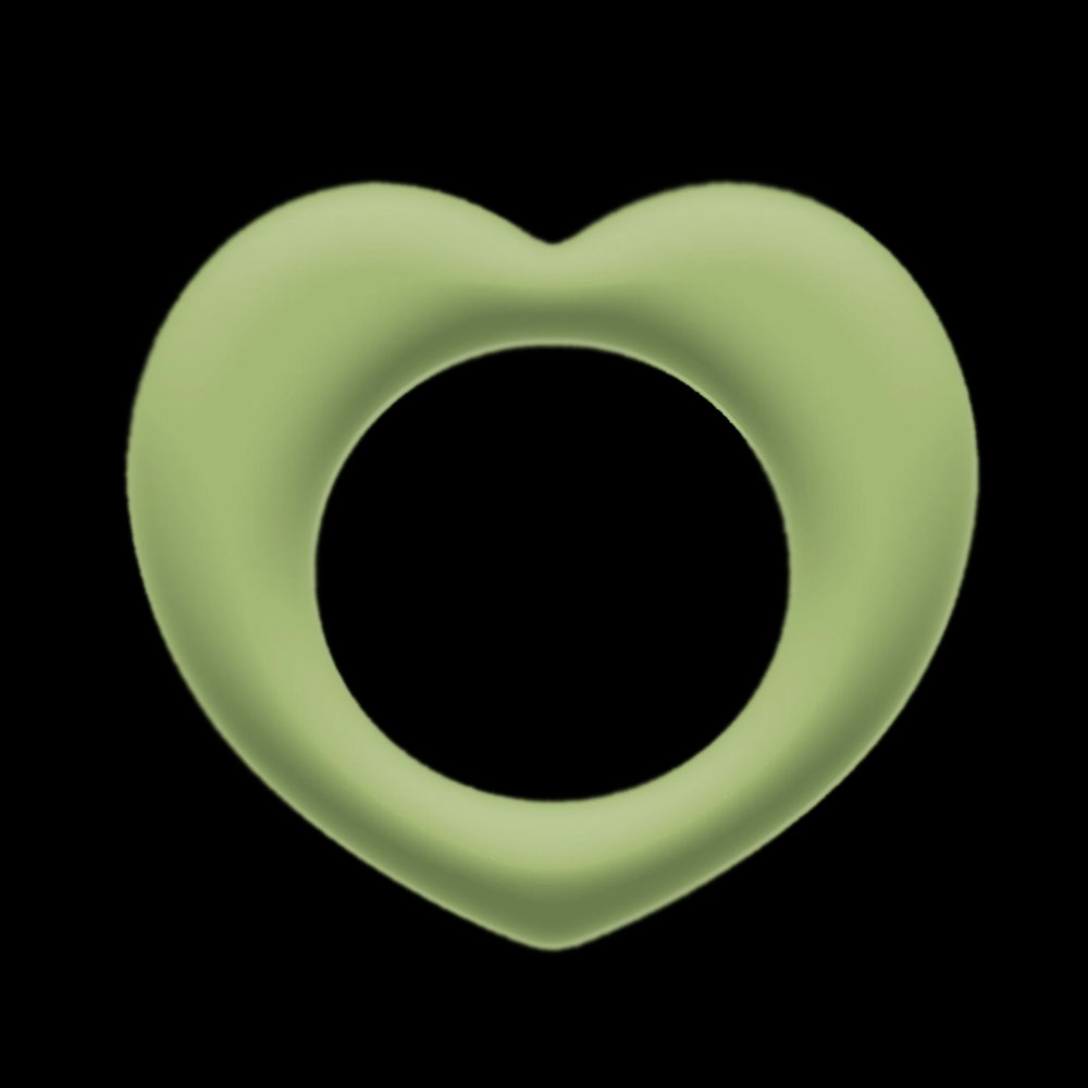 glc.jpg Heart Ring Phosphorescent - obrazek 1