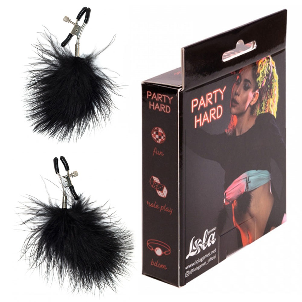 lola-7.jpg Zmysłowe zaciski z ozdobnymi piórkami. Doskonały dodatek do pikantnych zabaw w sypialni. - obrazek 1