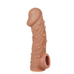 Stymulująca nakładka na członka i jądra Cock Sleeve CS 002 M - obrazek 2