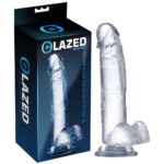 WITH BALLS dildo z jądrami na przyssawce 18 cm - obrazek 3