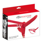 Strap On With Double Dildo Red - obrazek 4