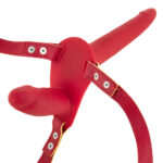 Strap On With Double Dildo Red - obrazek 2